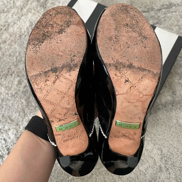 LAMB Black Patent Leather Platform Heels - Picture 8 of 8